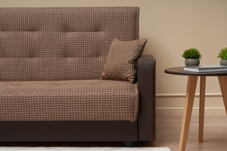 Диван книжка Лондон рогожка микс коричневая