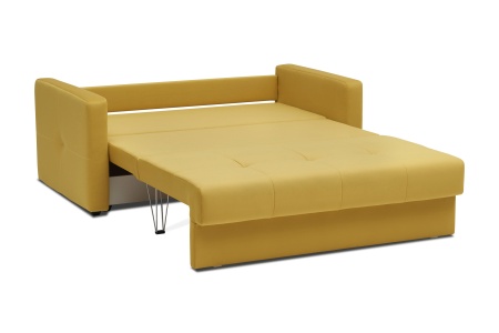 Диван шагающая еврокнижка Вита горчичный
