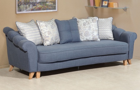 Ортопедический Диван Николас Евро-Металлокаркас/Разные Цвета Ш-2520 х Г-1100 х В-900 мм