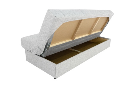 Диван книжка Ручеек рогожка светло-серая