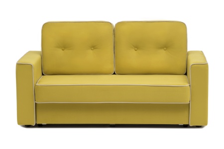 Диван еврокнижка Берген горчичный
