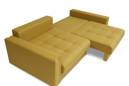 Диван тик-так Монарх горчичный