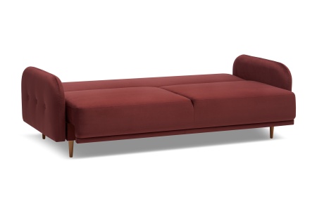 Диван книжка Париж бордовый