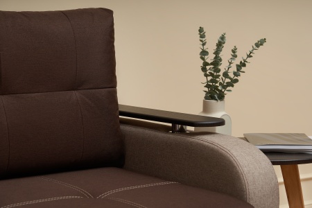 Диван еврокнижка Севилья коричневый