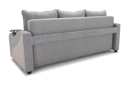 Диван еврокнижка Венеция серый