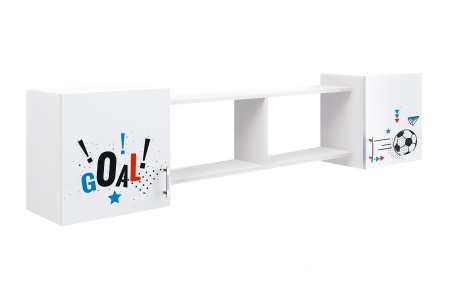 Полка навесная Вега NEW Boy белая