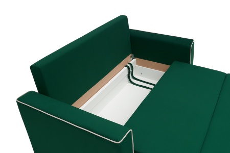 Диван еврокнижка Берген изумрудный