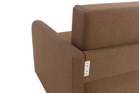 Диван еврокнижка Алекс 2 коричневый