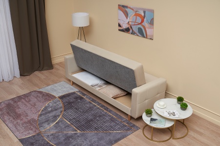 Диван книжка Фиеста бежевый