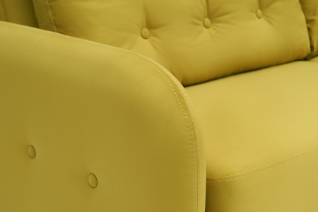 Диван книжка Париж горчичный