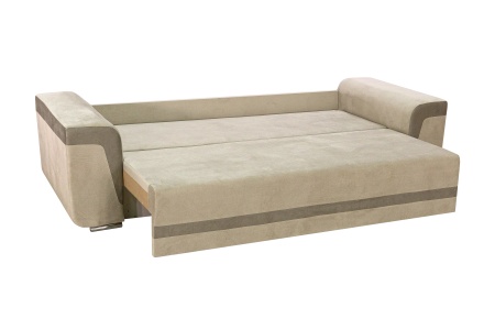 Диван еврокнижка Марракеш бежевый / коричневый