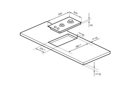 Газовая варочная поверхность GVG 321 WH