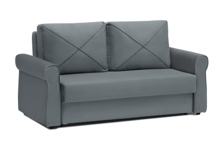 Диван еврокнижка Лира темно-серый
