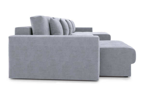 Диван п-образный тик-так Монарх М2О2 серый