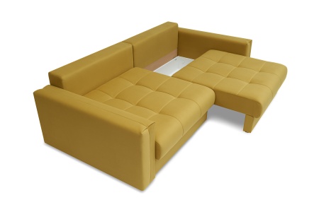 Диван тик-так Монарх горчичный