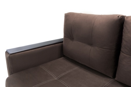 Диван еврокнижка Денвер коричневый