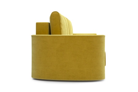 Диван еврокнижка Колибри 3-х местный горчичный