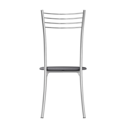 Комплект стульев Кассия (4 шт), хром рогожка серая