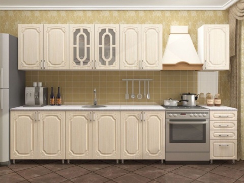 Кухонный Гарнитур Жаклин МДФ 2600 мм