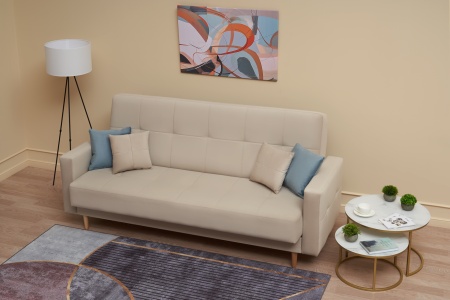 Диван книжка Фиеста бежевый