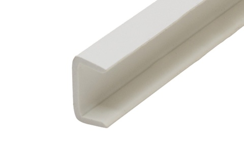 Торцевая заглушка универсальная белая