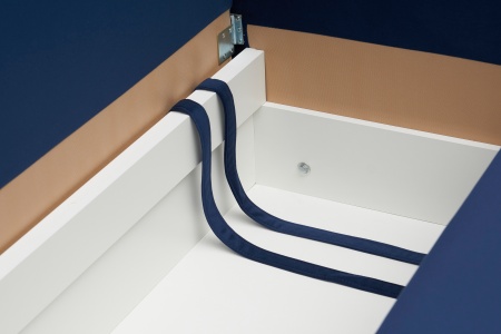 Диван еврокнижка Лира темно-синий