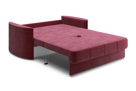 Диван еврокнижка Колибри бордовый