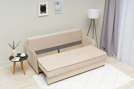 Диван еврокнижка Лозанна бежевый