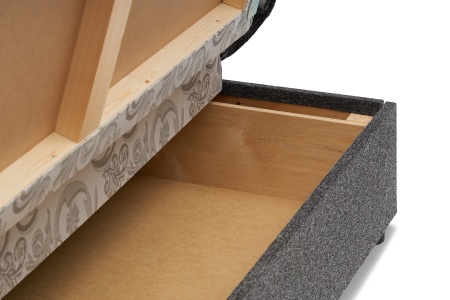 Диван книжка Ручеек жаккард темно-серый