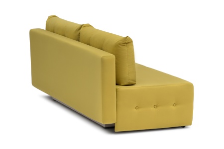 Диван еврокнижка Сити горчичный