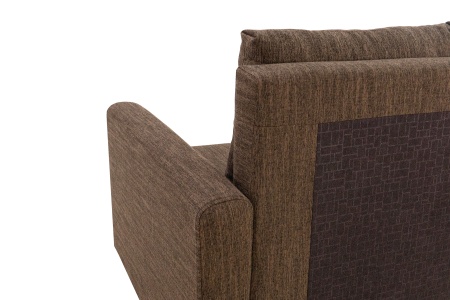 Диван еврокнижка Олимп коричневый