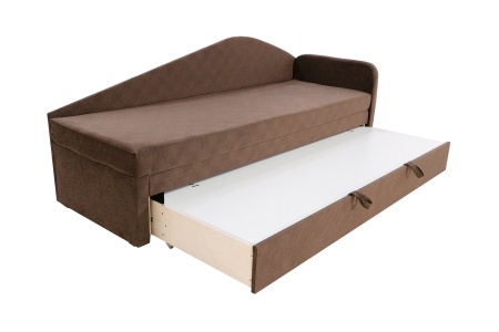 Диван еврософа Верди правый коричневый