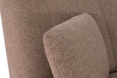 Диван книжка Ручеек рогожка коричневая