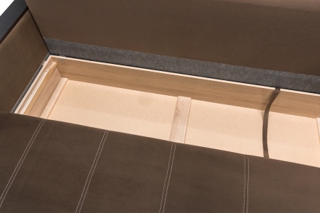 Диван еврокнижка Денвер коричневый