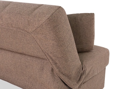 Диван книжка Ручеек рогожка коричневая