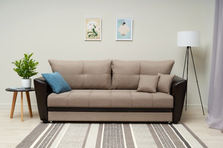 Диван еврокнижка Амстердам бежевый