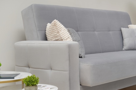 Диван книжка Фиеста серый