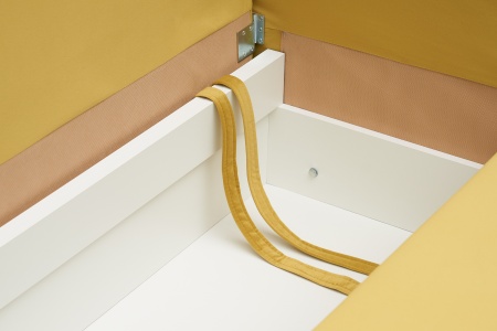 Диван еврокнижка Колибри горчичный