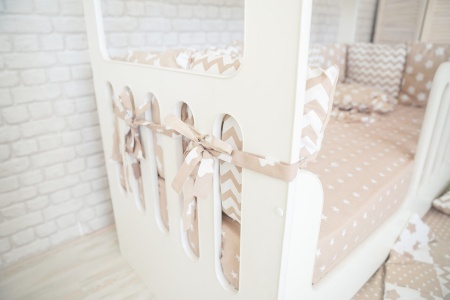 Кровать Сказка (Домик со Вторым Выдвижным Местом)/Спальное Место 800 х 1600 мм