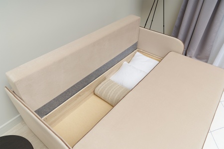 Диван еврокнижка Лозанна бежевый