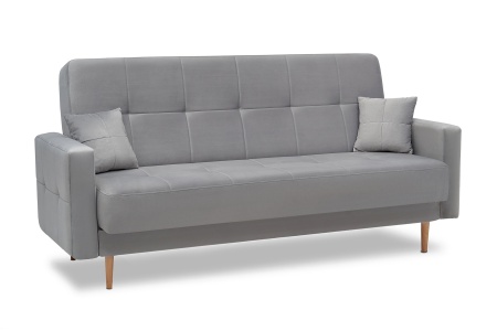 Диван книжка Фиеста серый