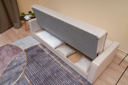 Диван книжка Лондон-2 бежевый