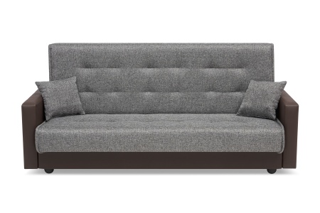 Диван книжка Лондон рогожка серая